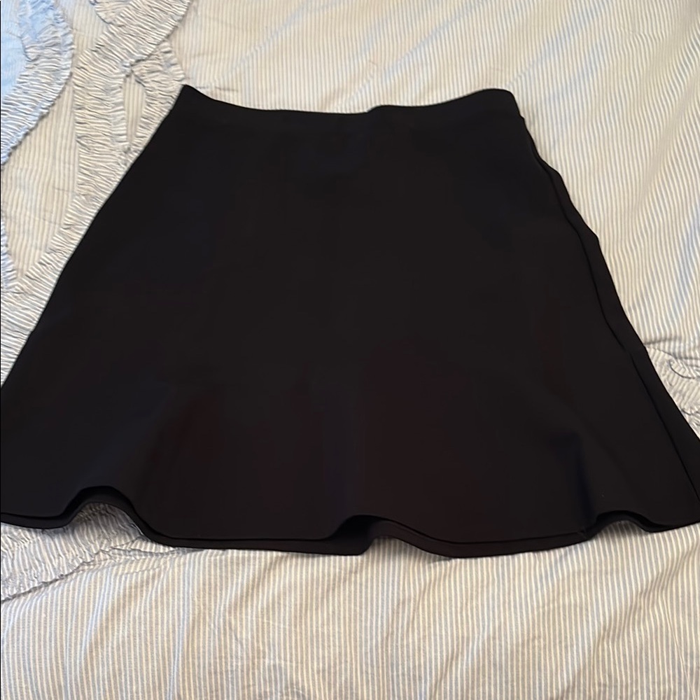 LOFT Black Skater Mini Skirt for Casual Occasions